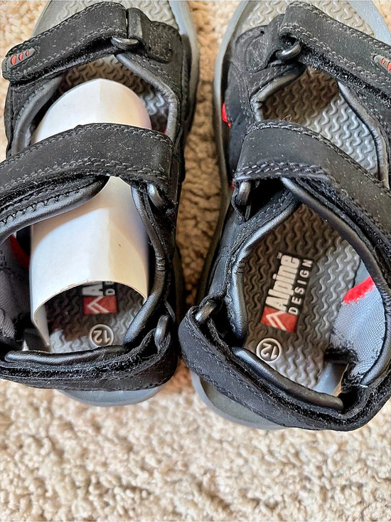 Alpine Other - Alpine New Kids Black Sandals Size 12